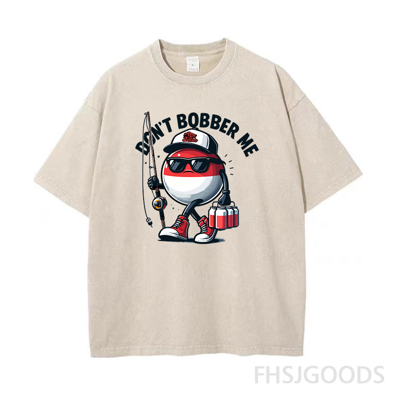 Don't Bobber Me Unisex Distressed T-Shirt