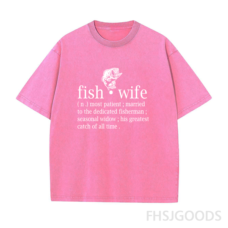 Fish Wife Unisex Distressed T-Shirt