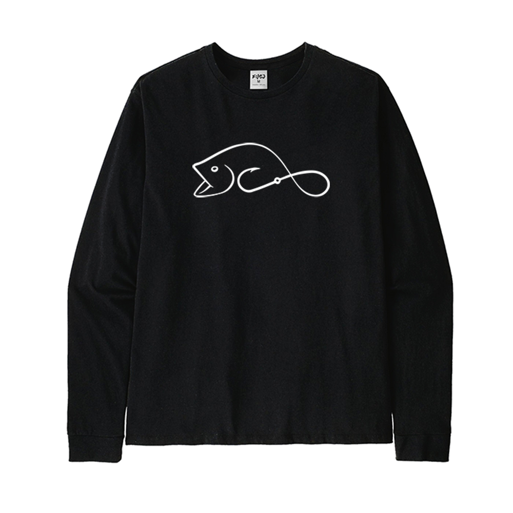 Fishing Hook Fish Long Sleeve T-Shirt