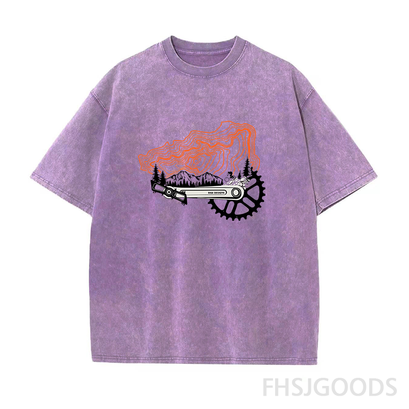 Chasing The Track BIKE Unisex Distressed T-Shirt