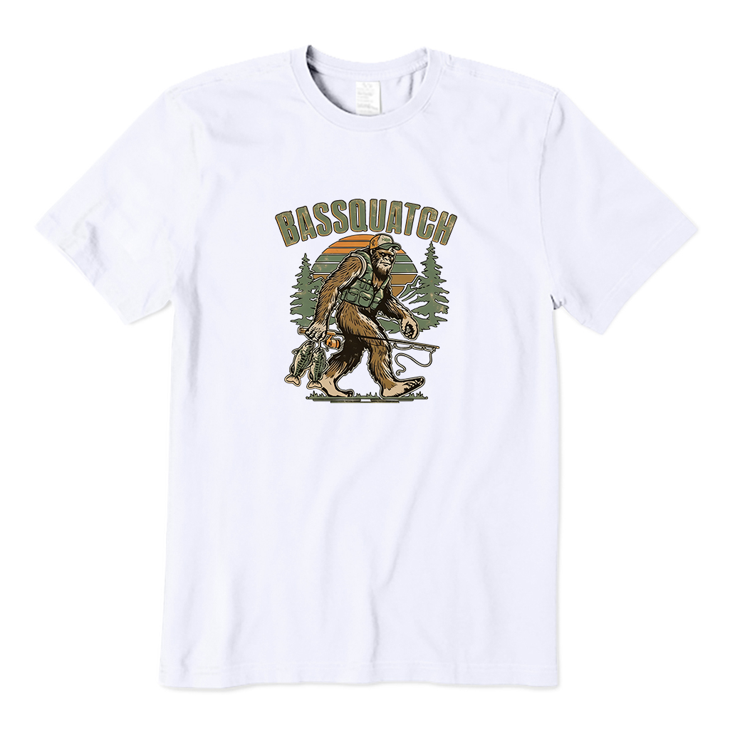 Bigfoot Goes Fishing  T-shirt