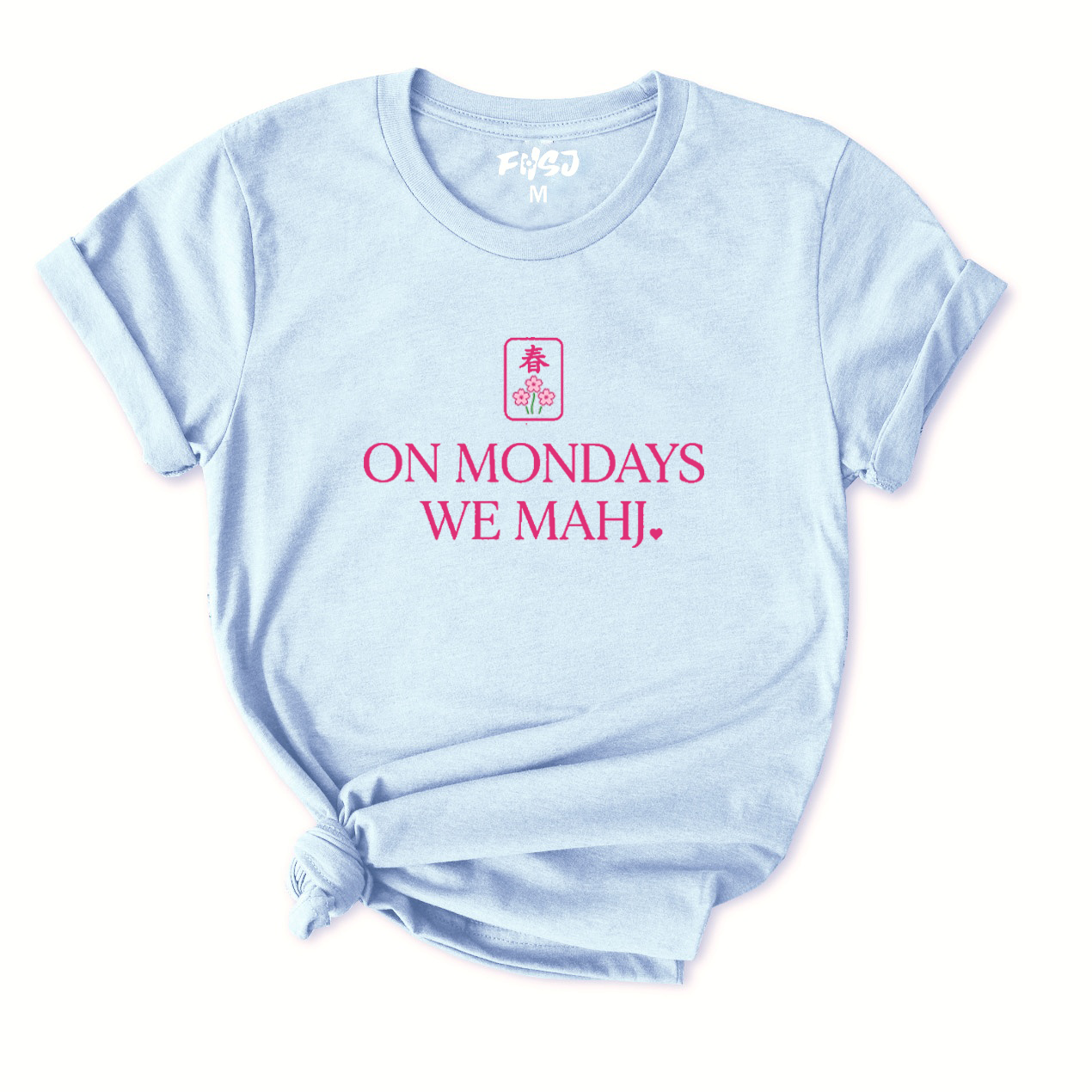 On Mondays We Mahjong T-Shirt for Women