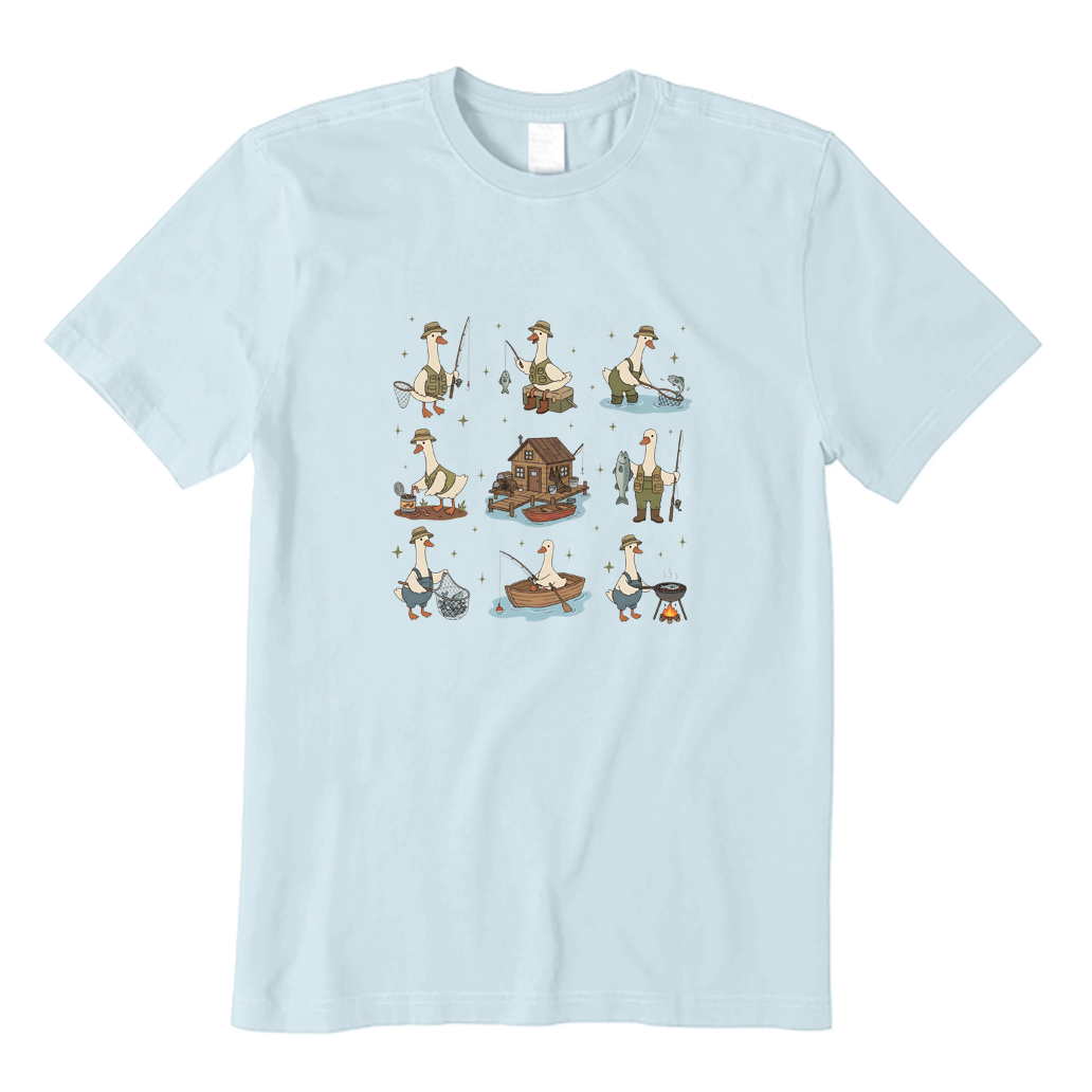 Fishing Silly Goose T-shirt
