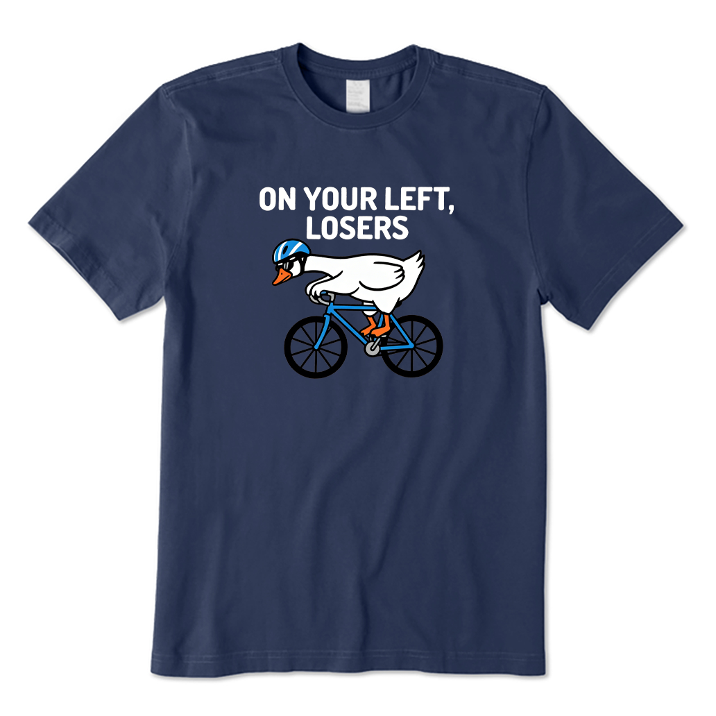 On Your Left Losers Cycling T-shirt