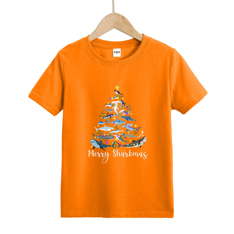 Merry Sharkmas Kid's T-Shirts