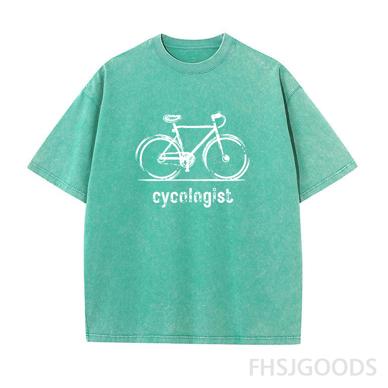 Cycologist Cycling Unisex Distressed T-Shirt
