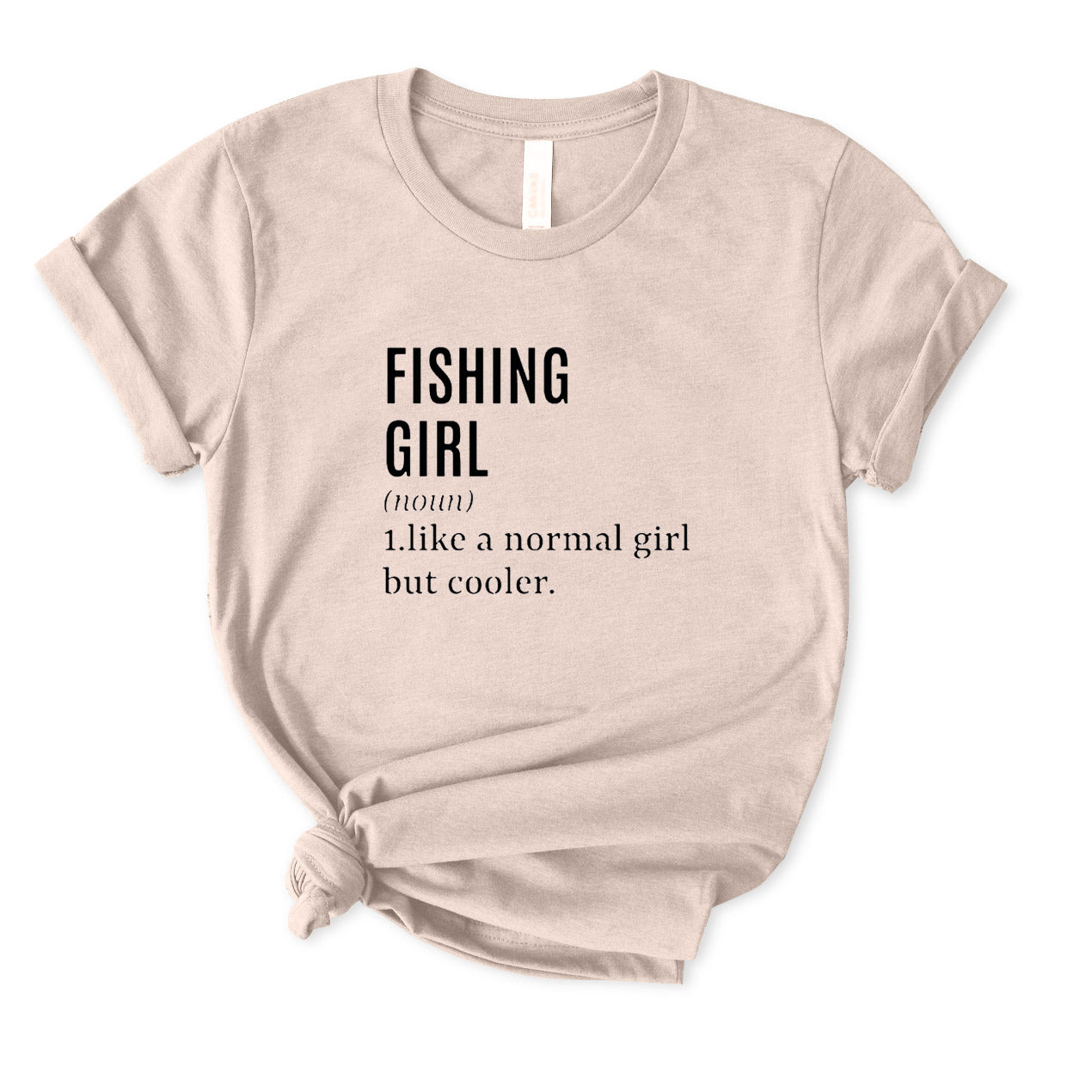 Fishing Girl T-Shirt for Women
