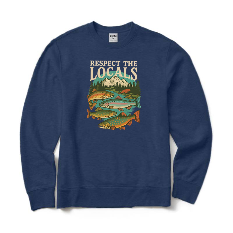 Respect The Locals Crewneck Sweatshirt