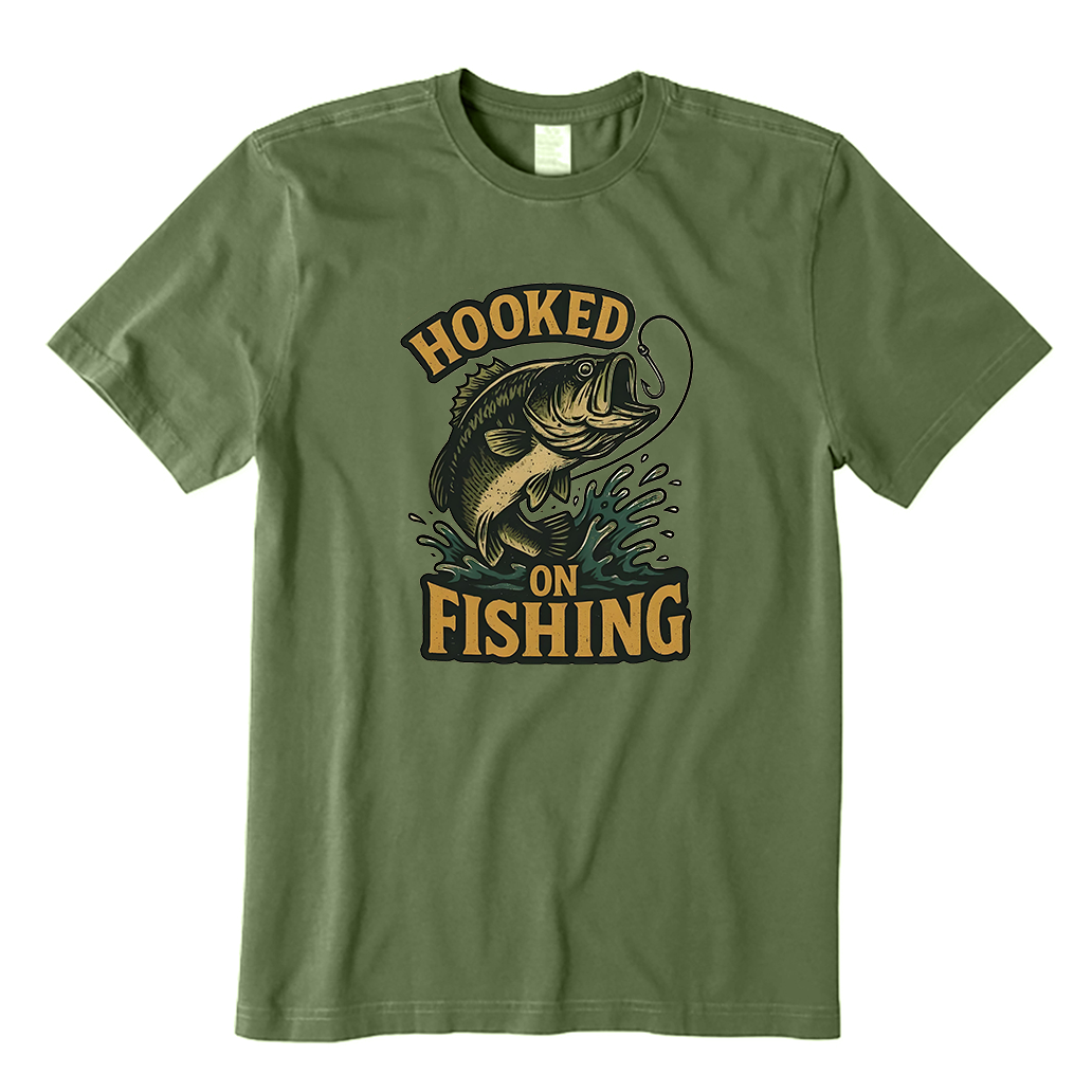 Hooked On Fishing T-Shirt