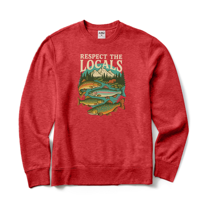 Respect The Locals Crewneck Sweatshirt
