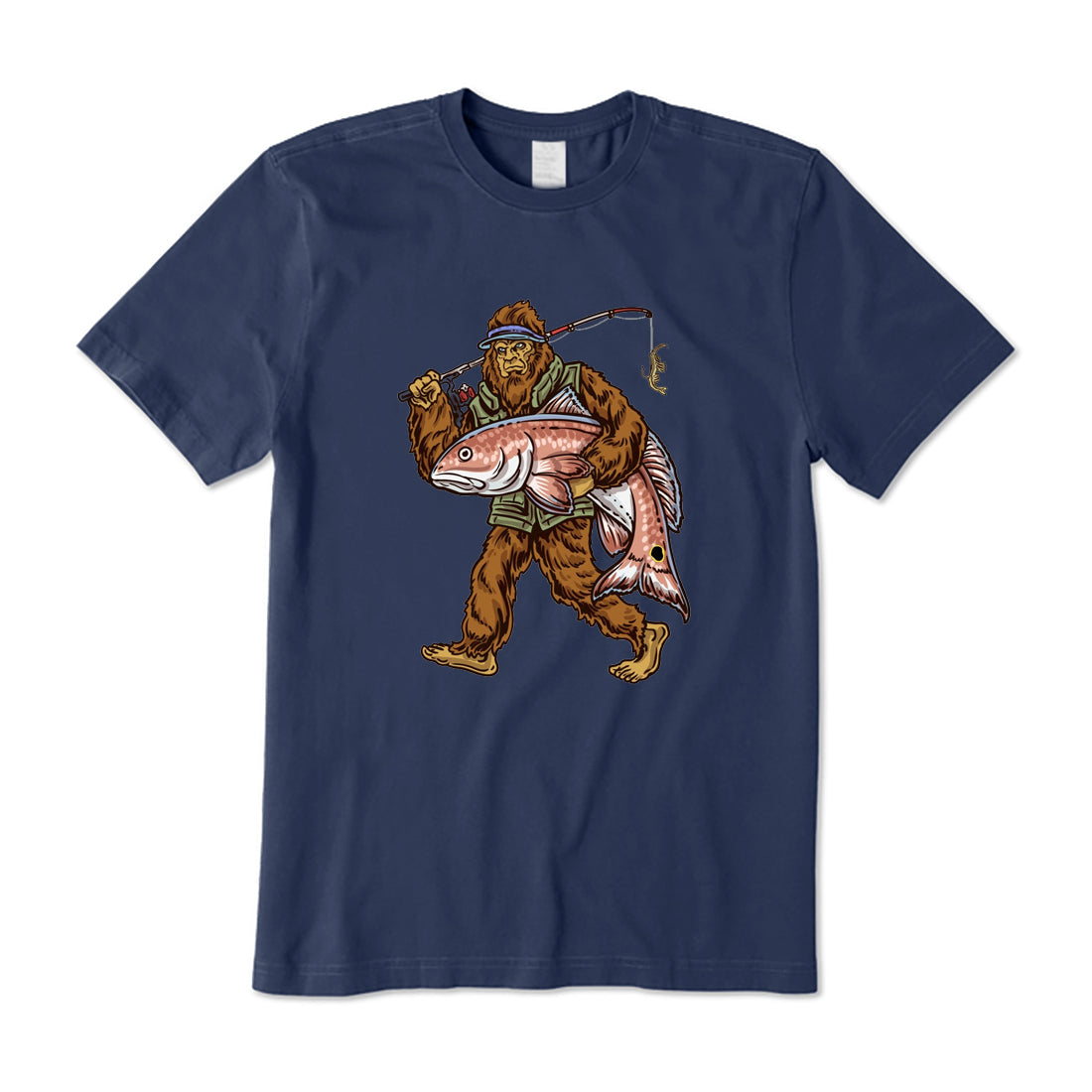 Bigfoot Fisherman T-Shirt