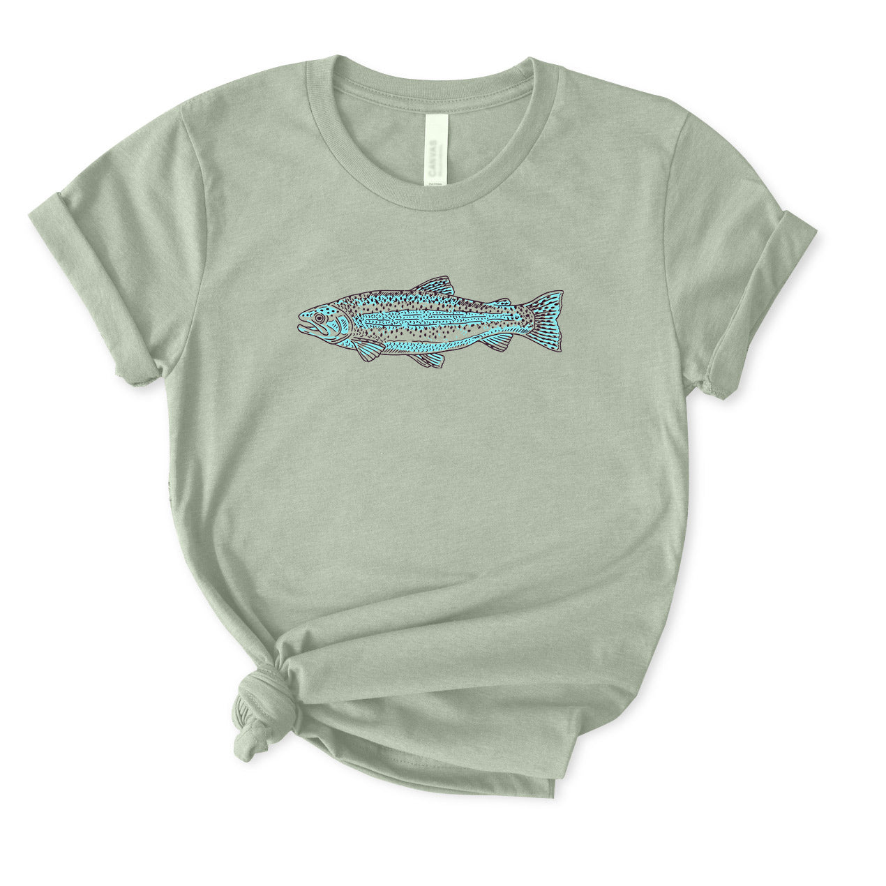Trout Fishing T-Shirt for women