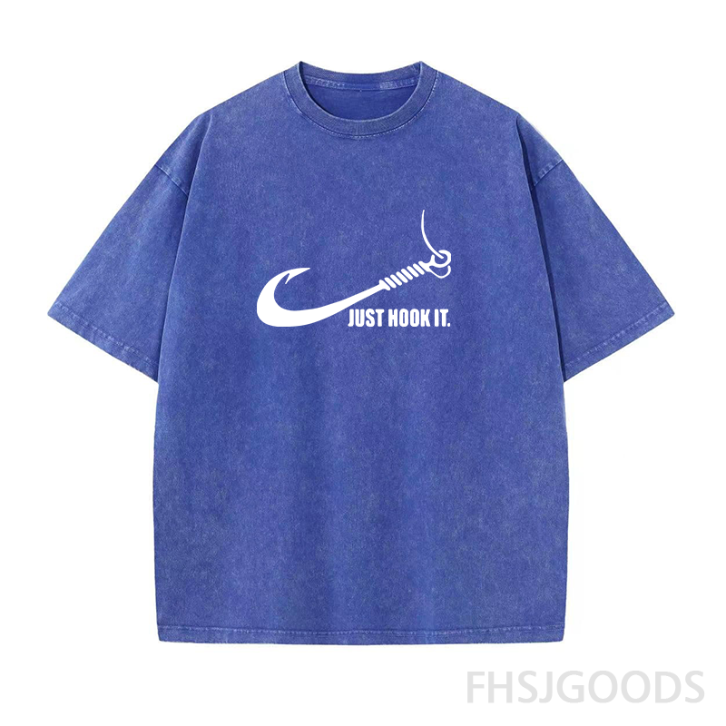 Just Hook It Unisex Distressed T-Shirt
