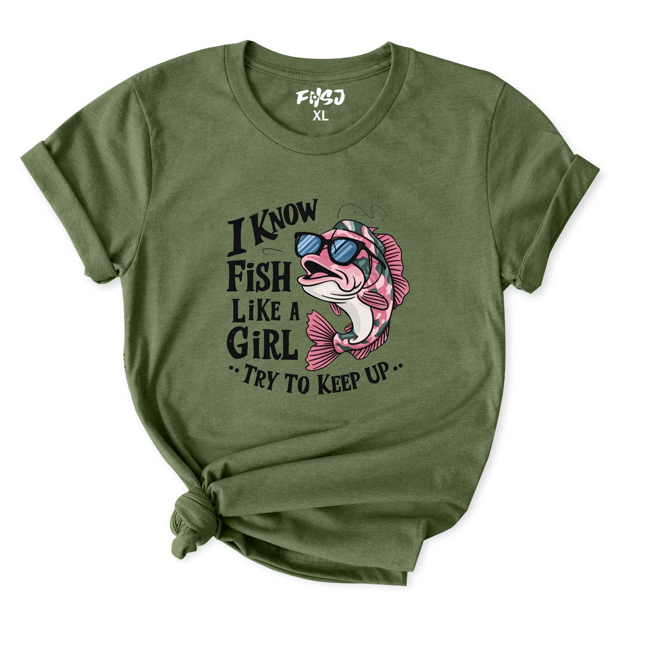 I Fish Like A Girl T-Shirt for Women