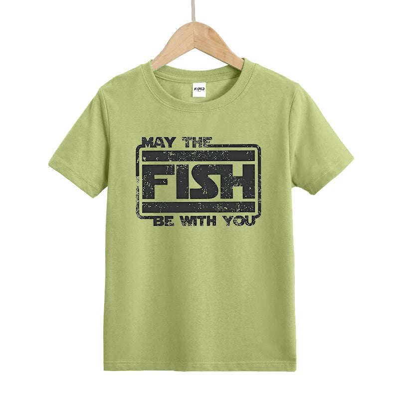 May The Fish Be with You Kids T-Shirt