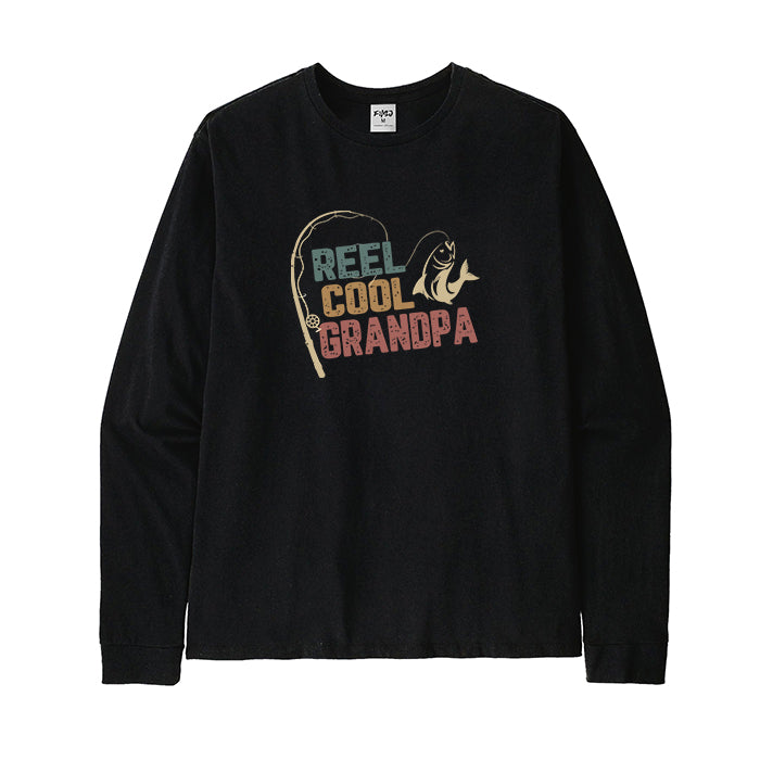 REEL COOL GRANDPA Long Sleeve T-Shirt