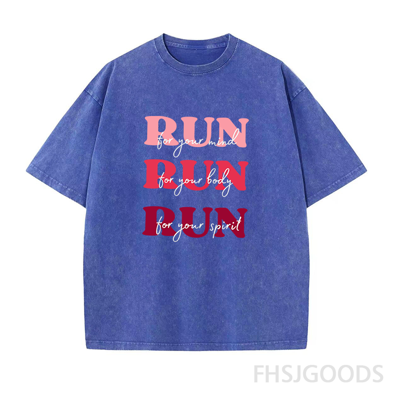 Run For Your Mind Unisex Distressed T-Shirt