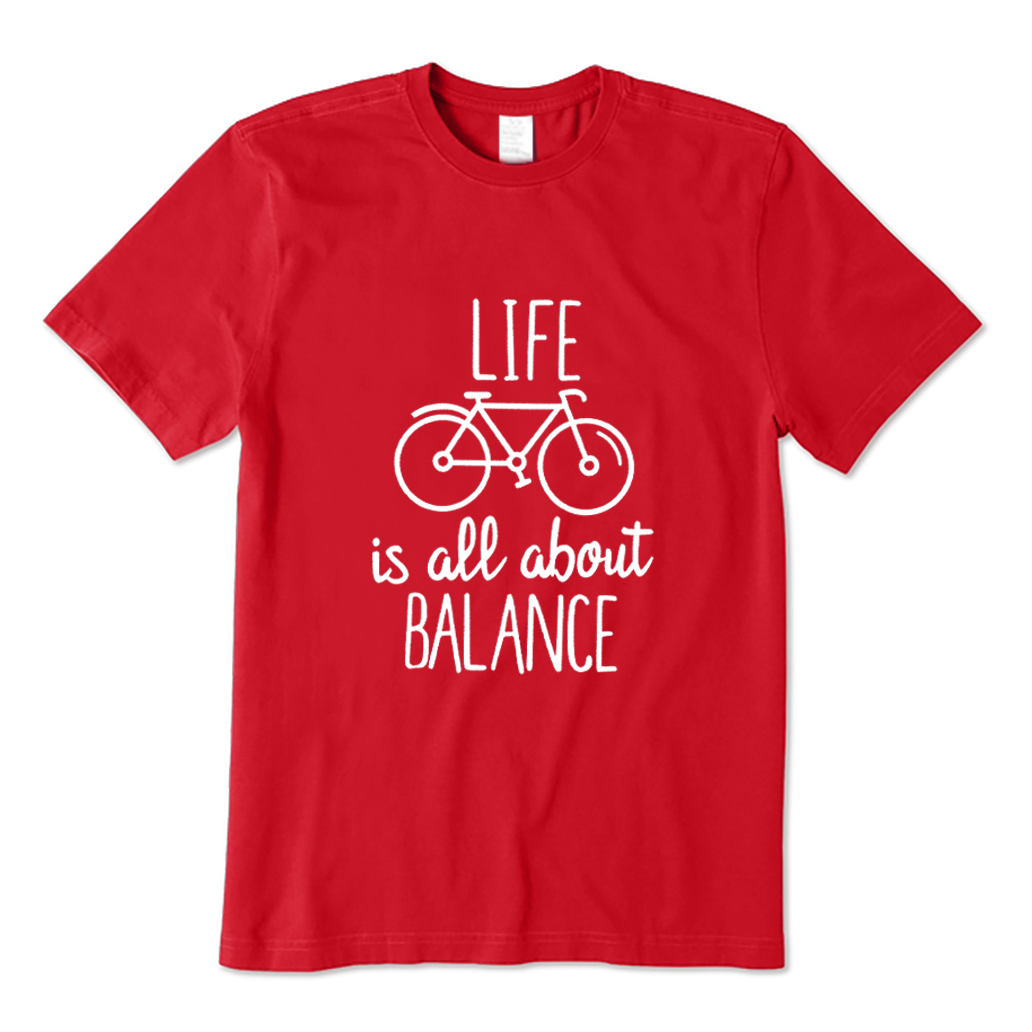 Life Is All about Balance Cycling T-shirt