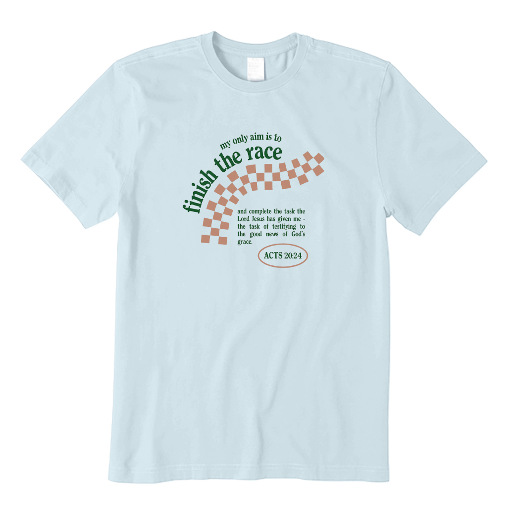 Finish The Race Acts 20：24 Bible Verse T-shirt