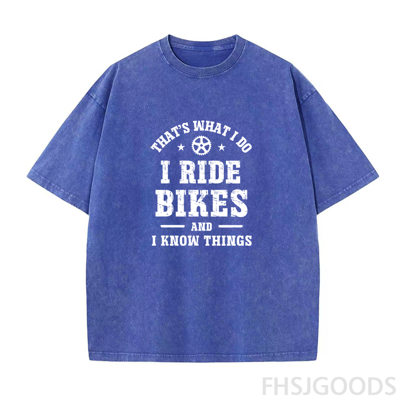 Mountain Bike Unisex Distressed T-Shirt