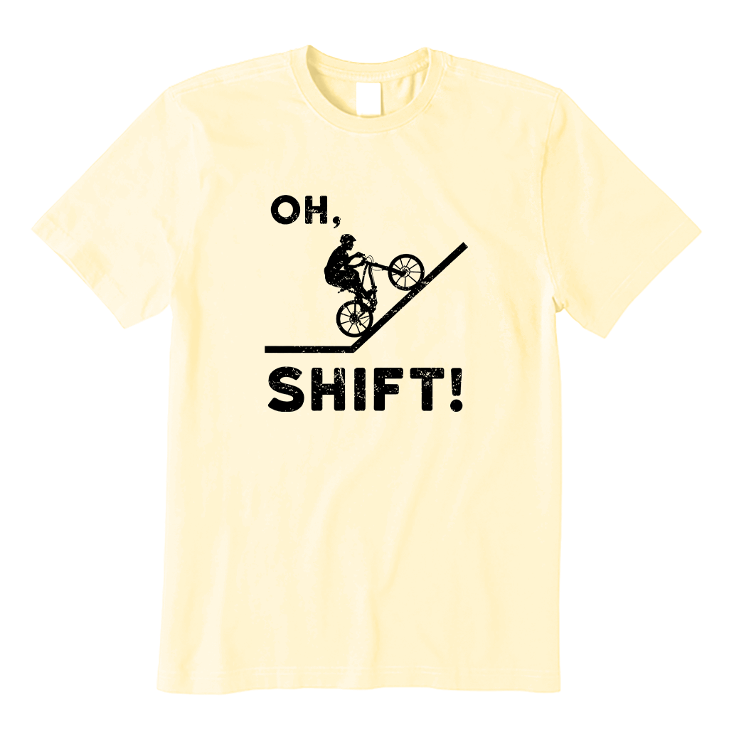 Oh Shift Funny Mountain Biking T-shirt