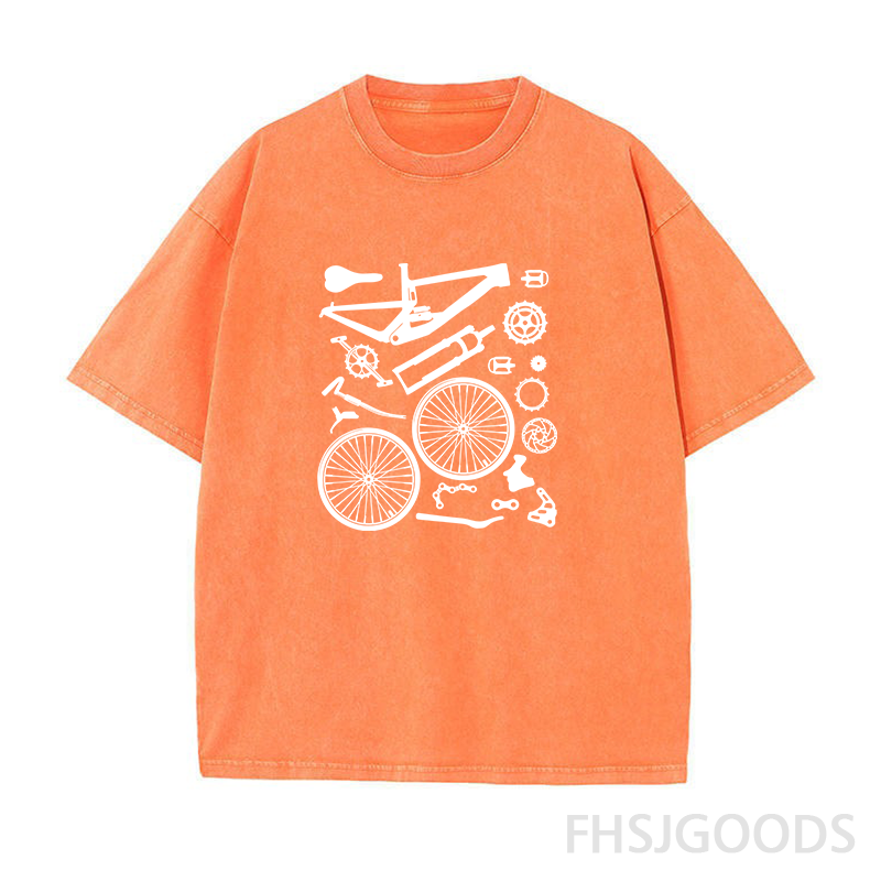 The Original Bike Parts Unisex Distressed T-Shirt