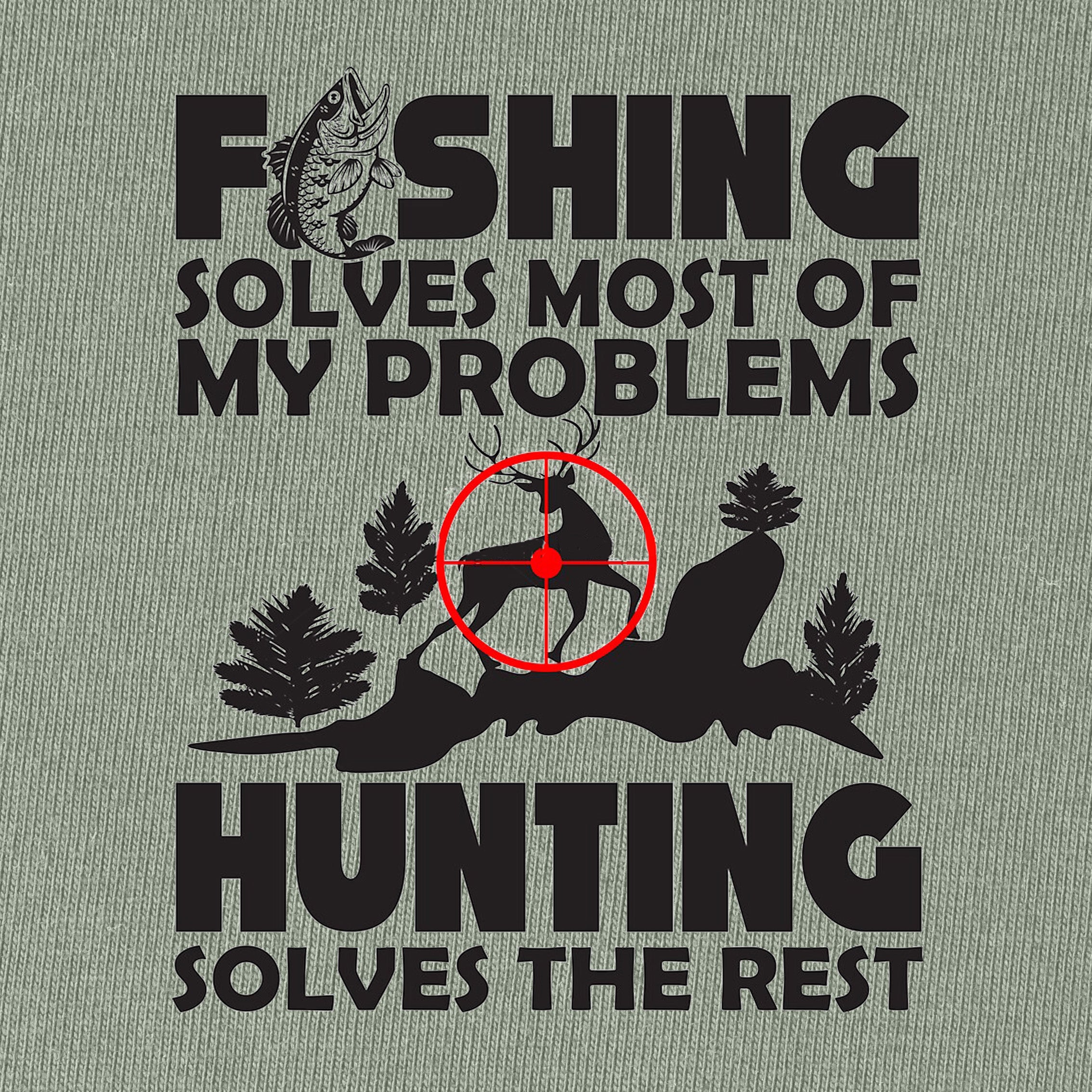Fishing Solves Most of My Problems T-Shirt