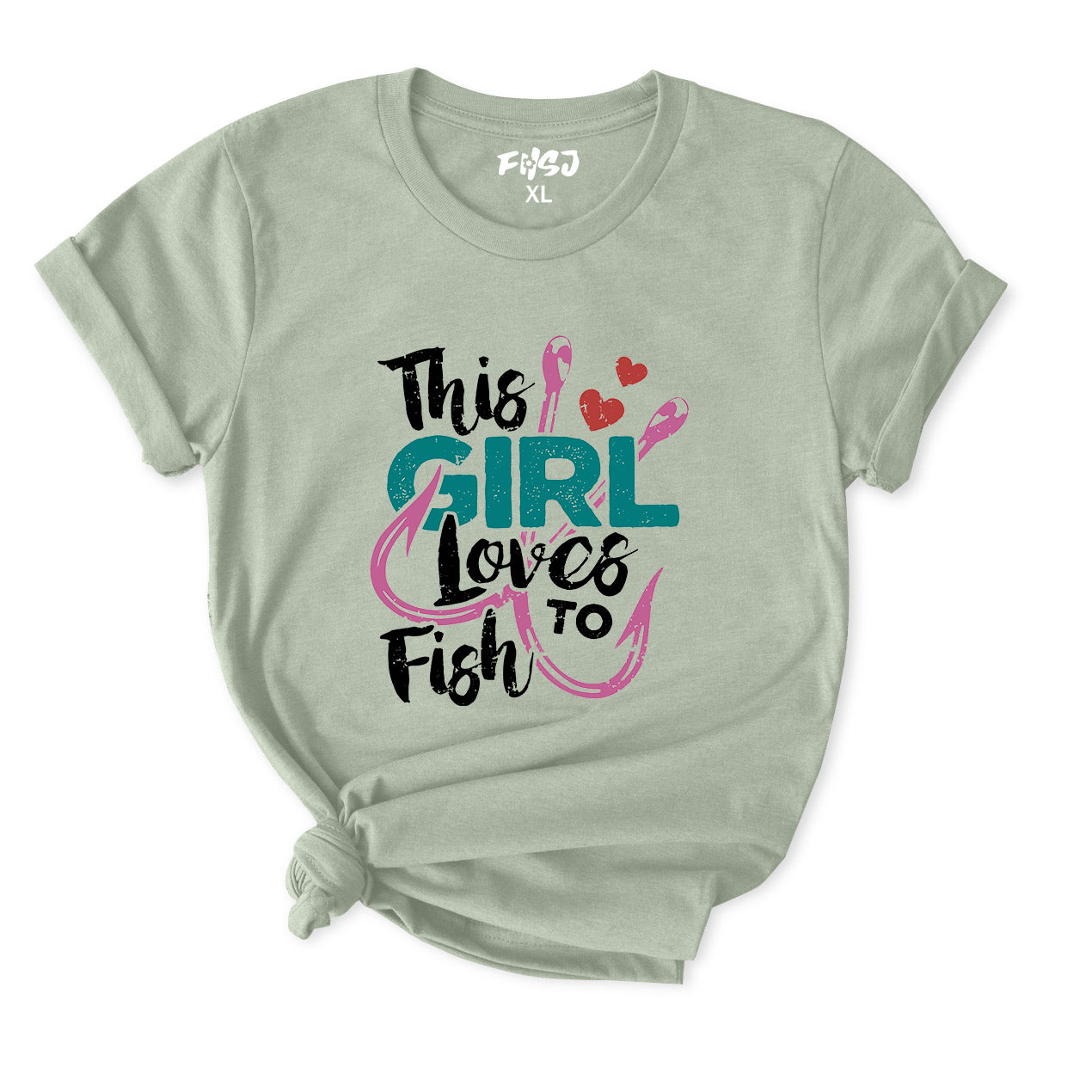 This Girl love to fish T-Shirt for Women