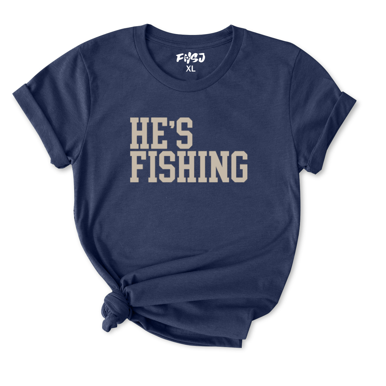 He's Fishing T-Shirt for Women
