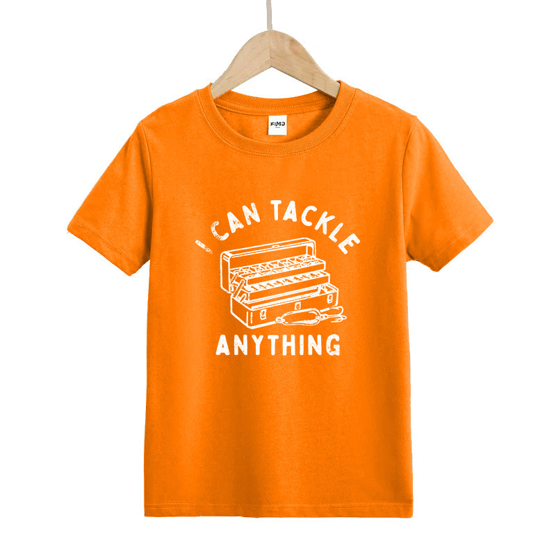 I Can Tackle Anything Kids T-Shirt