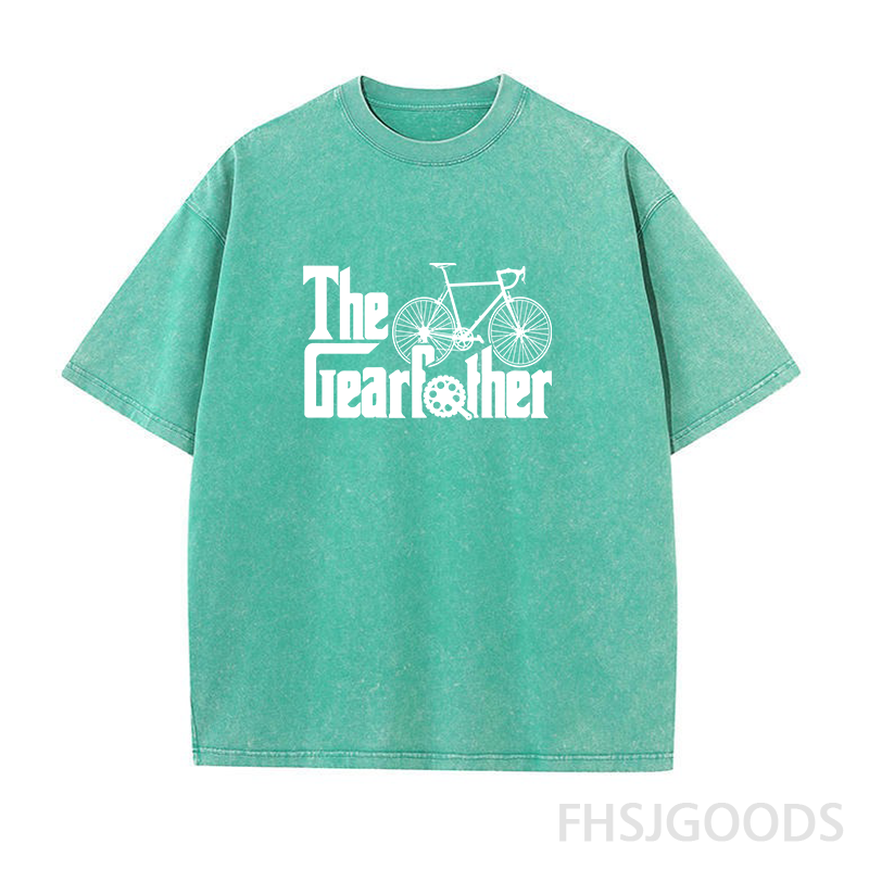 The Gearfather Cycling Unisex Distressed T-Shirt