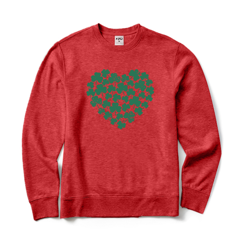 Shamrock Heart Crewneck Sweatshirt
