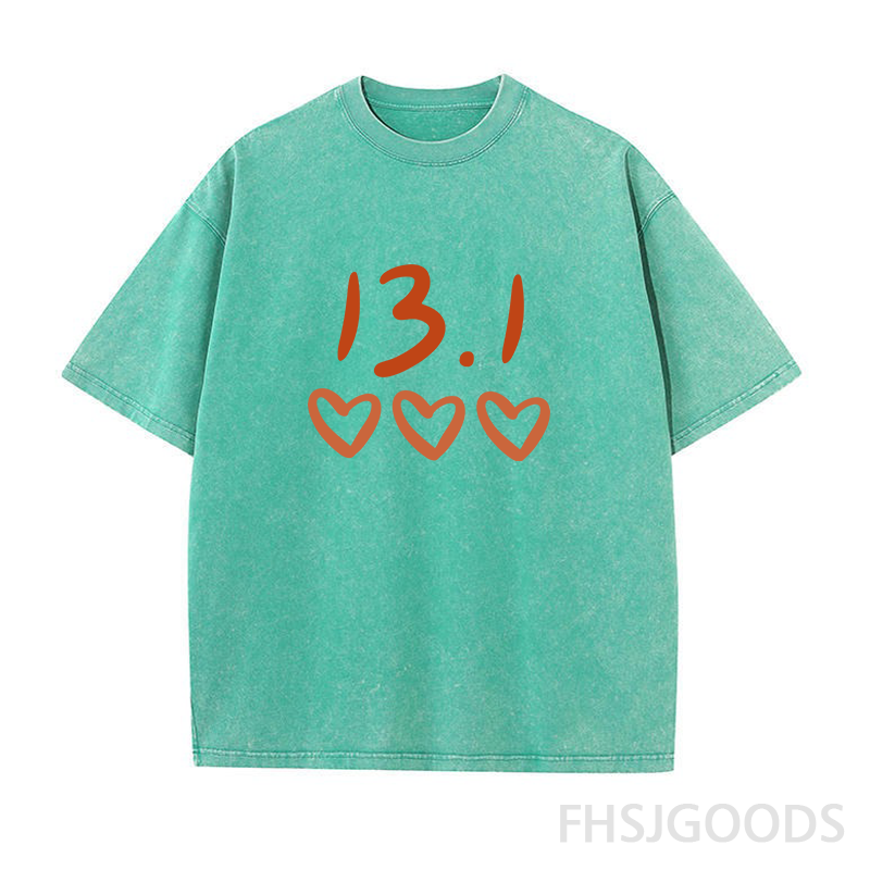 Half Marathon Runner Unisex Distressed T-Shirt