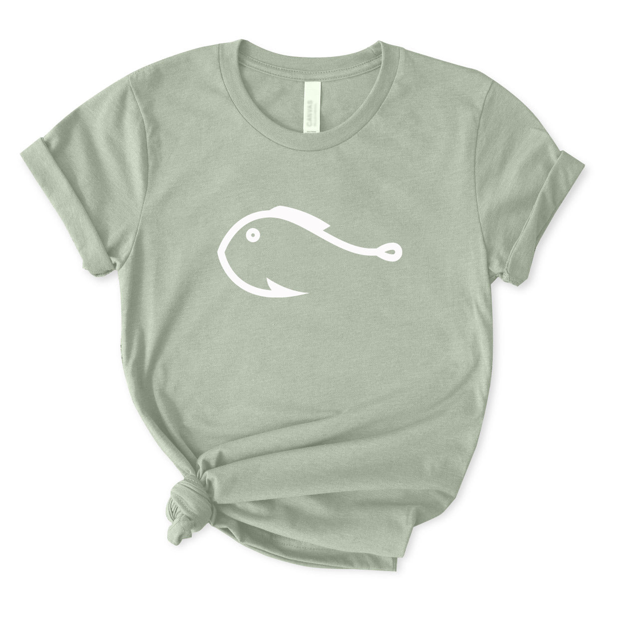 Fishing Hook Fish T-Shirt FOR WOMEN