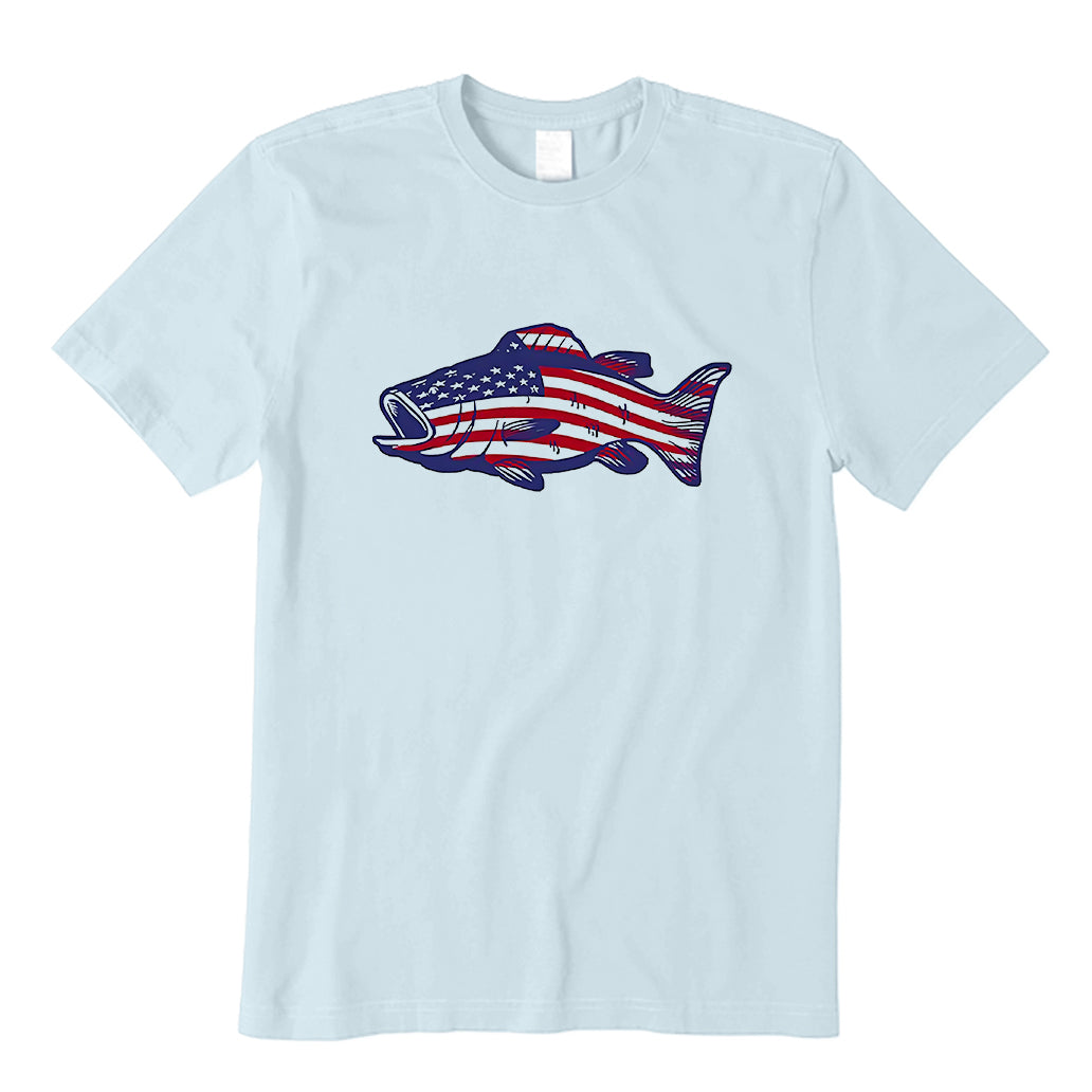 American flag bass T-Shirt