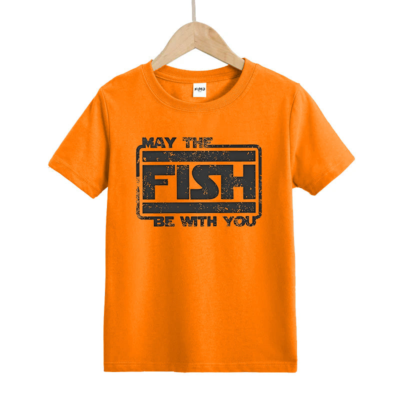 May The Fish Be with You Kids T-Shirt