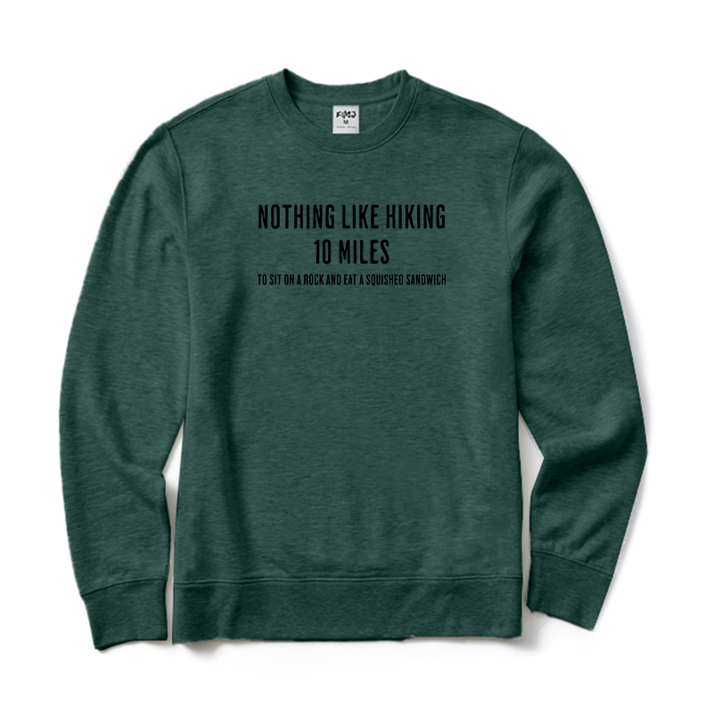 Funny Hiker Crewneck Sweatshirt
