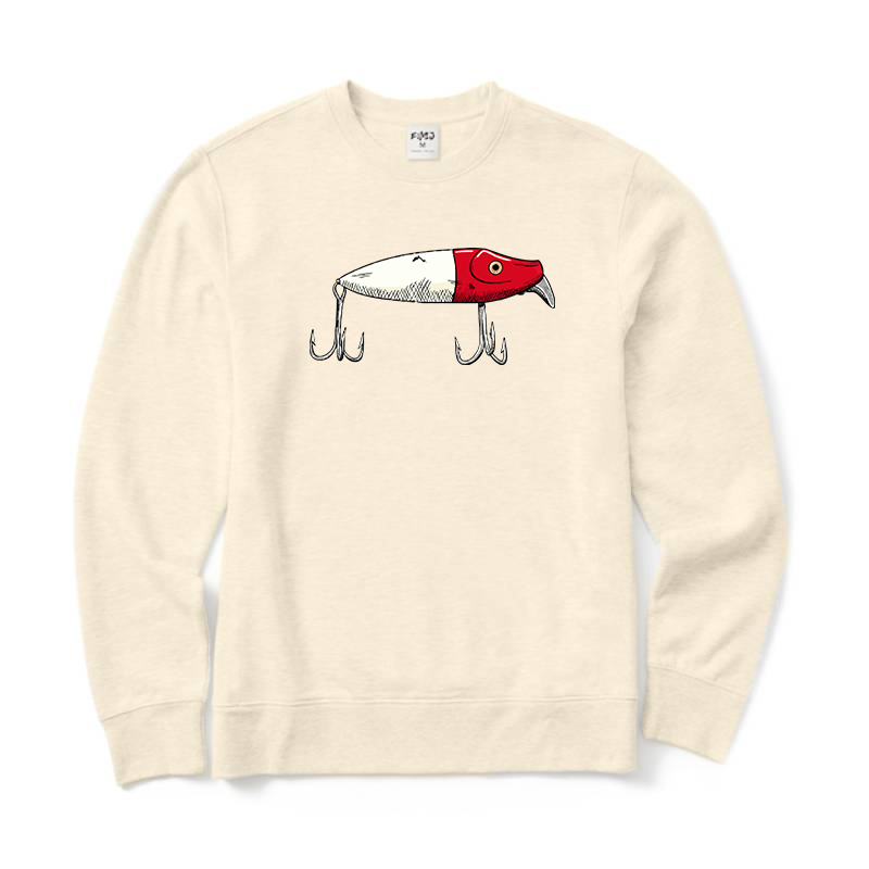 Vintage Fishing Lure Crewneck Sweatshirt