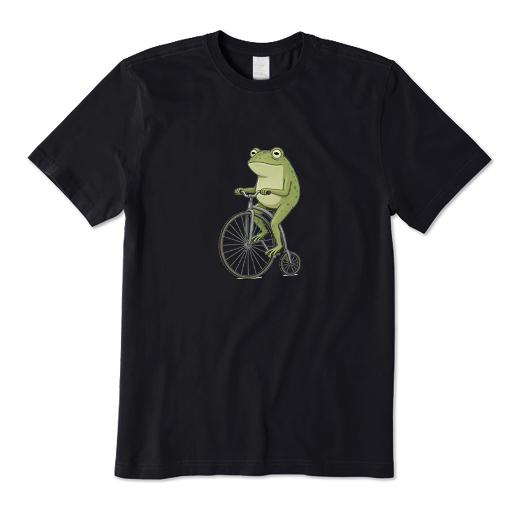 Frog on A Penny Farthing Bicycle T-shirt