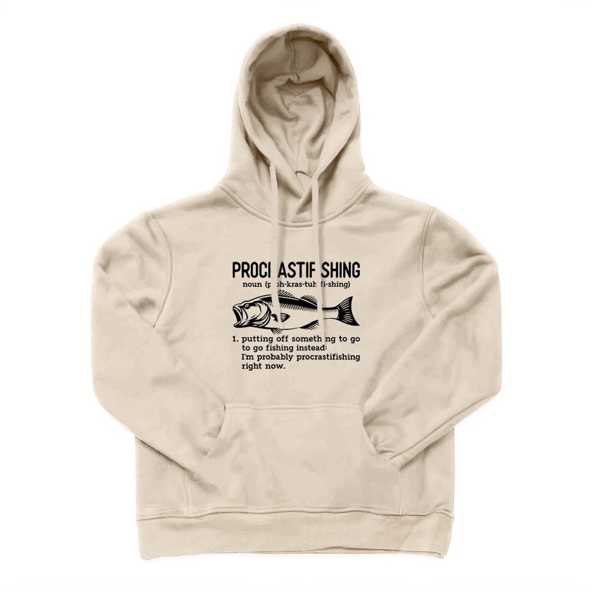 Procrastifishing Definition Hoodie