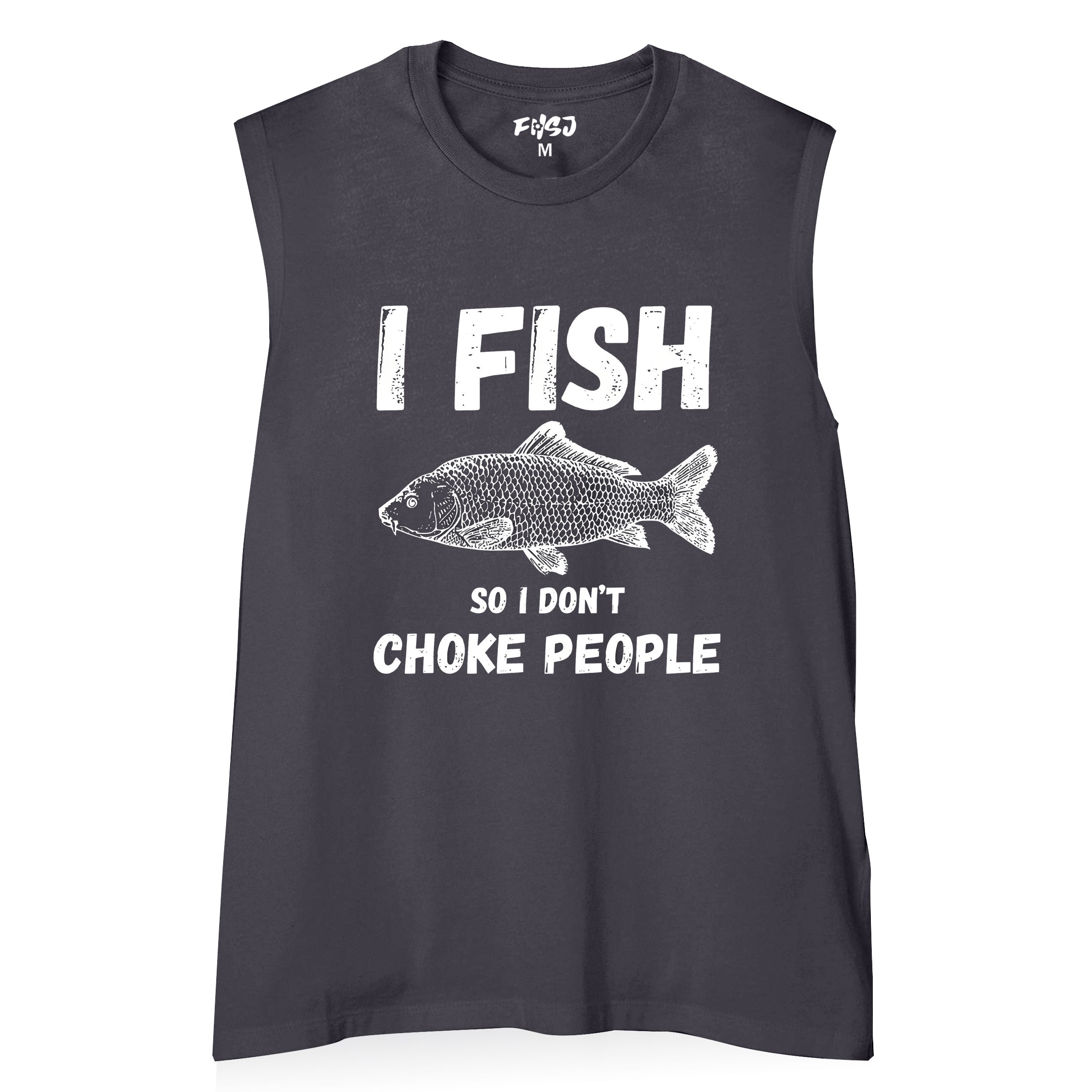 women I Fish So I Don't Choke People Tank Top