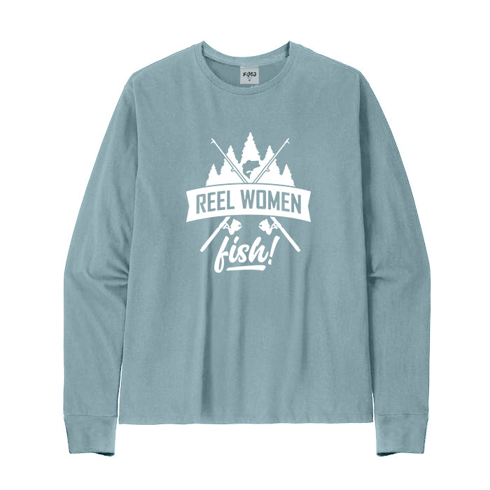 Reel Women Fish Long Sleeve T-Shirt for women