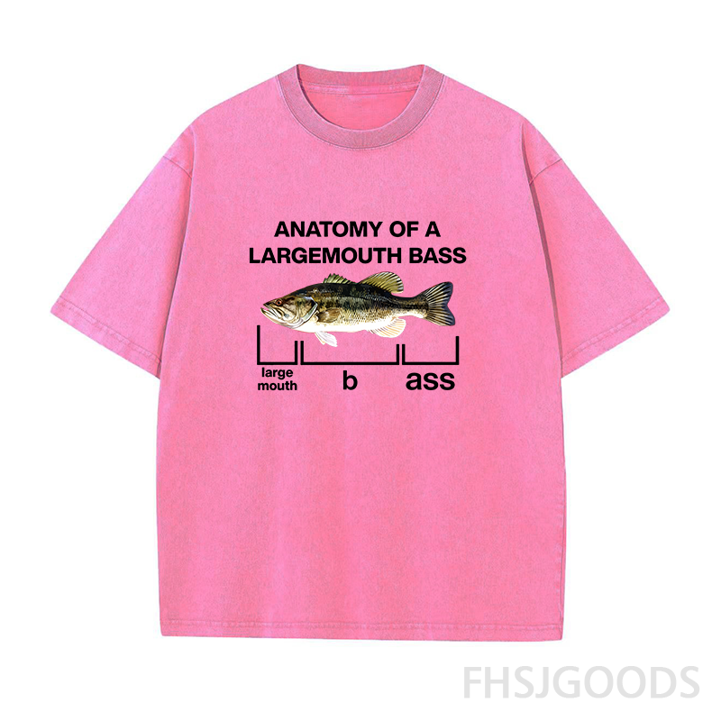 Anatomy Of A Large Mouth Bass Fish Unisex Distressed T-Shirt
