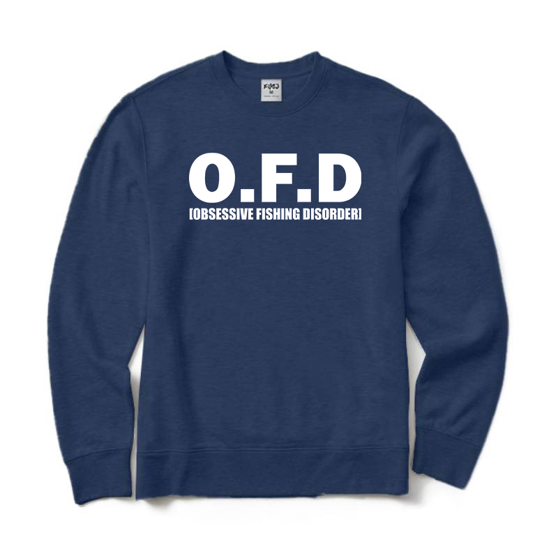O.F.D Obsessive Fishing Disorder Crewneck Sweatshirt