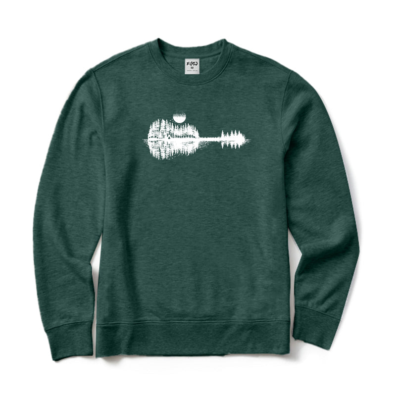 Nature Guitar Crewneck Sweatshirt