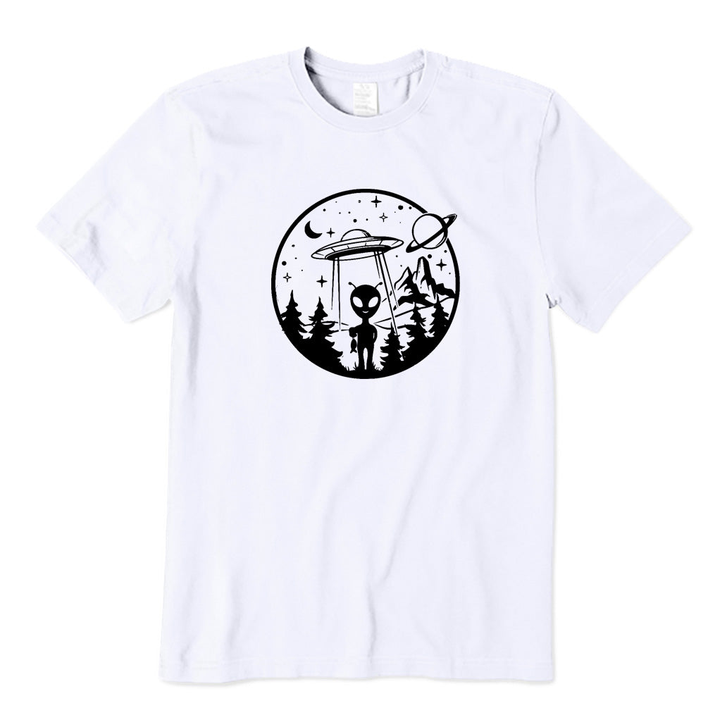 Alien Catches Fish T-Shirt