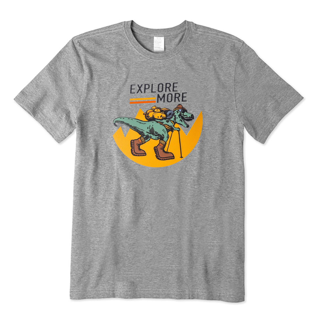 Explore More T-Rex Hiking T-Shirt