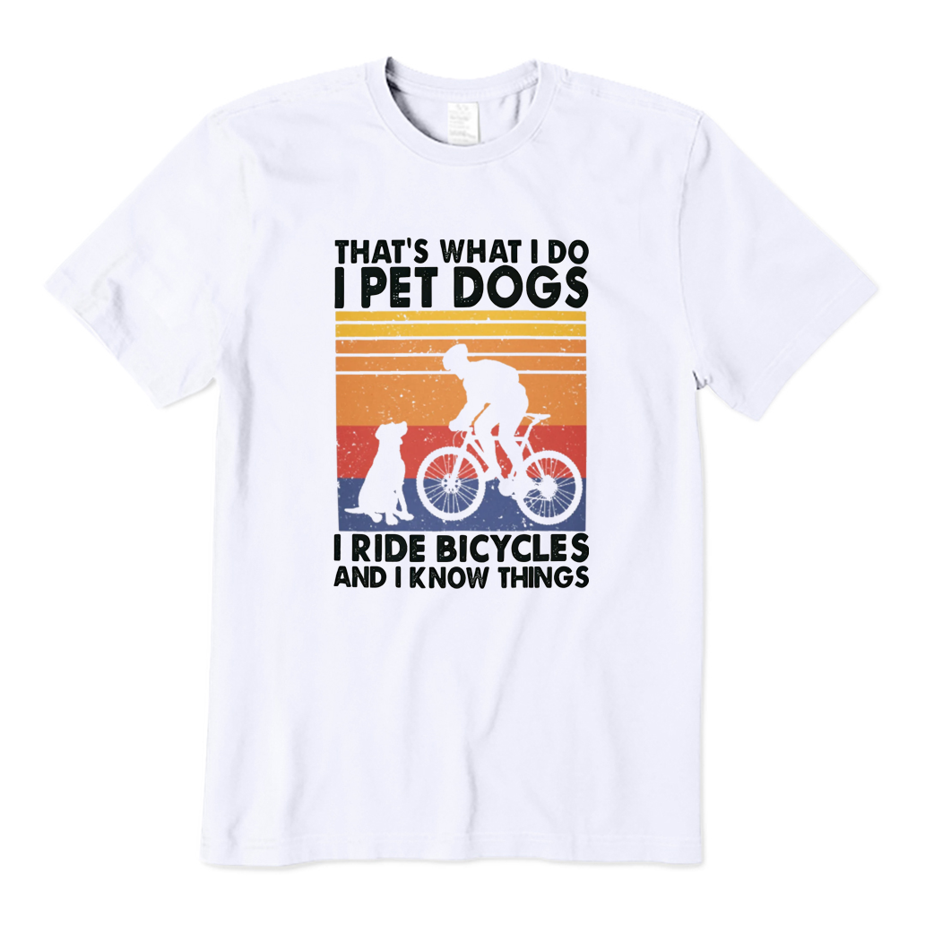 Dog & Bicycle Lover T-shirt