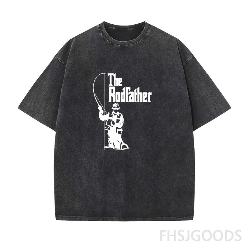 The Rodfather Unisex Distressed T-Shirt