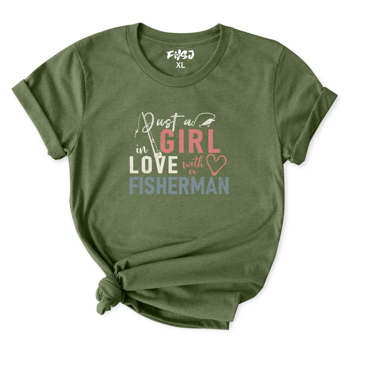 Just A Girl in Love with A Fishman T-Shirt for Women